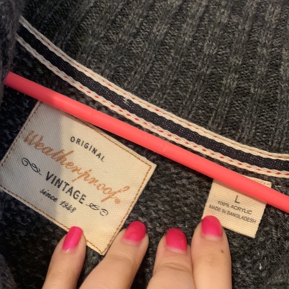 Large mens gray toned sweater - Picture 2 of 4